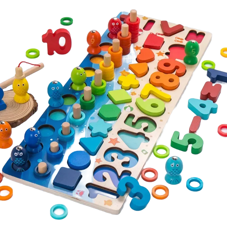 Math Wooden Puzzles