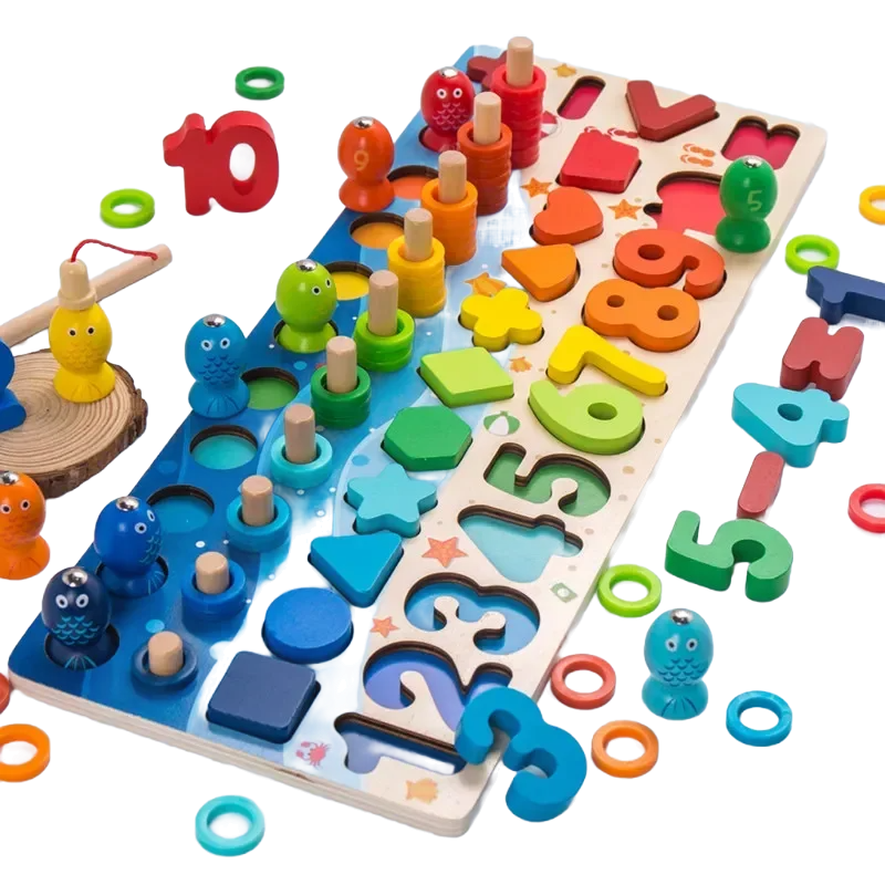 Math Wooden Puzzles