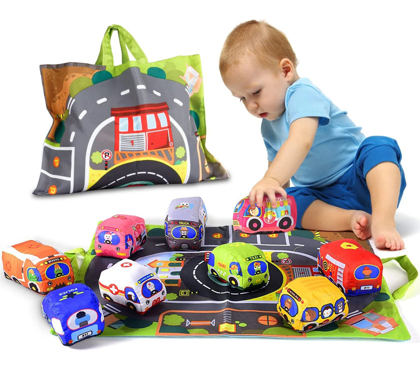 Montessori  Car Toy Set