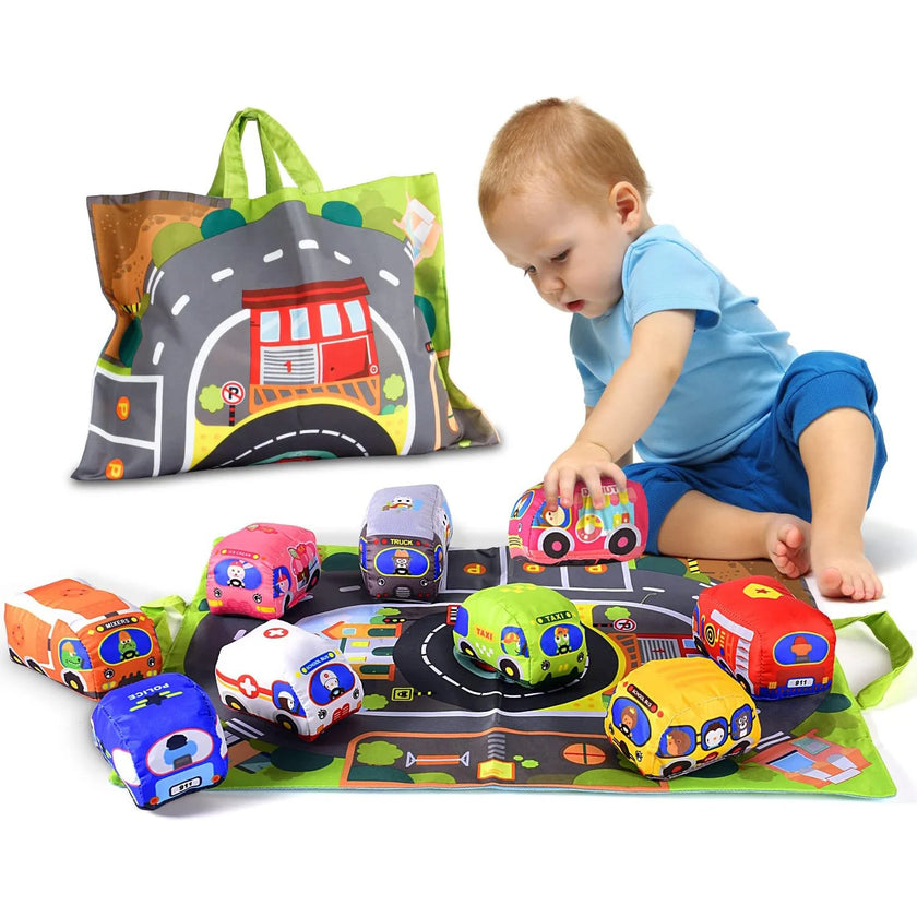 Montessori  Car Toy Set