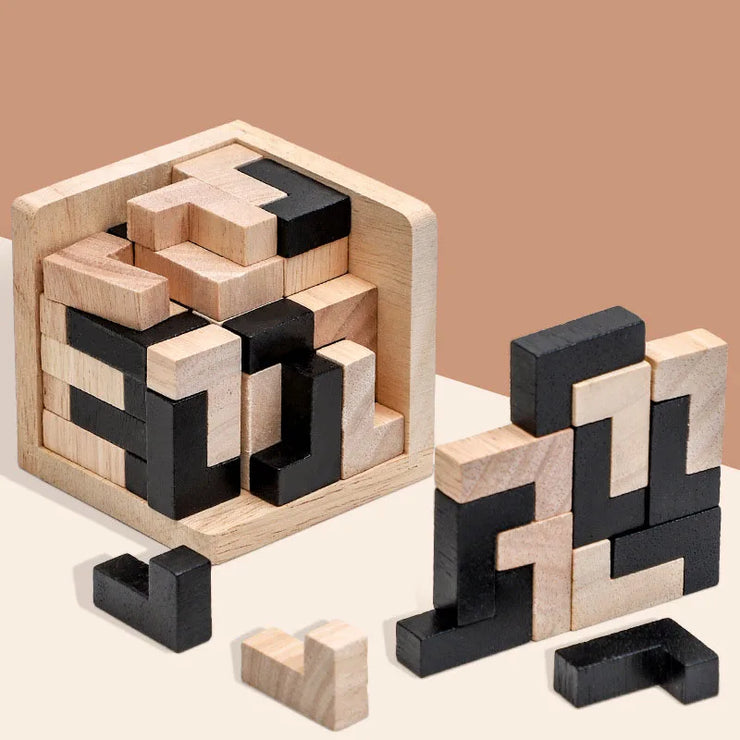 Wooden Cube Puzzle