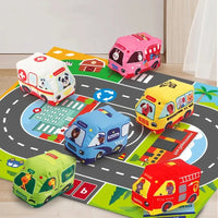 Montessori  Car Toy Set