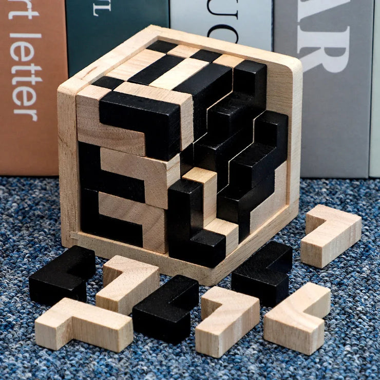 Wooden Cube Puzzle