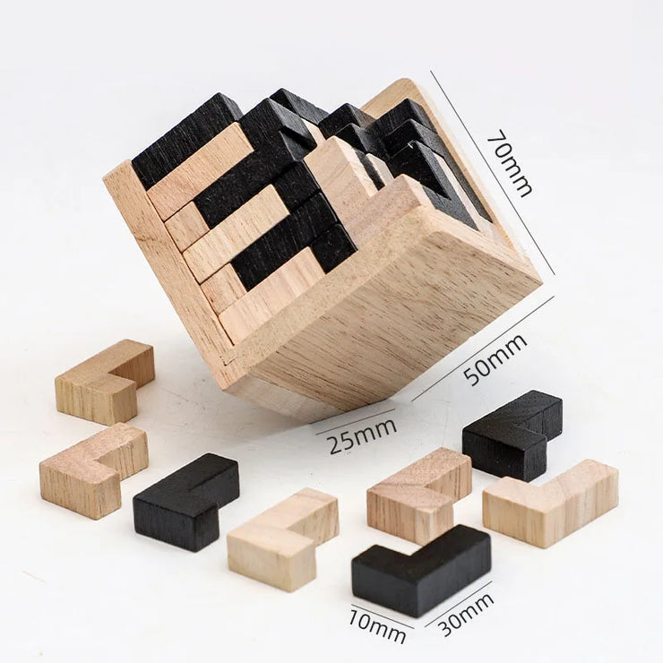 Wooden Cube Puzzle